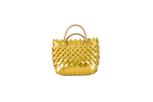 Gold Metallic Handbag M