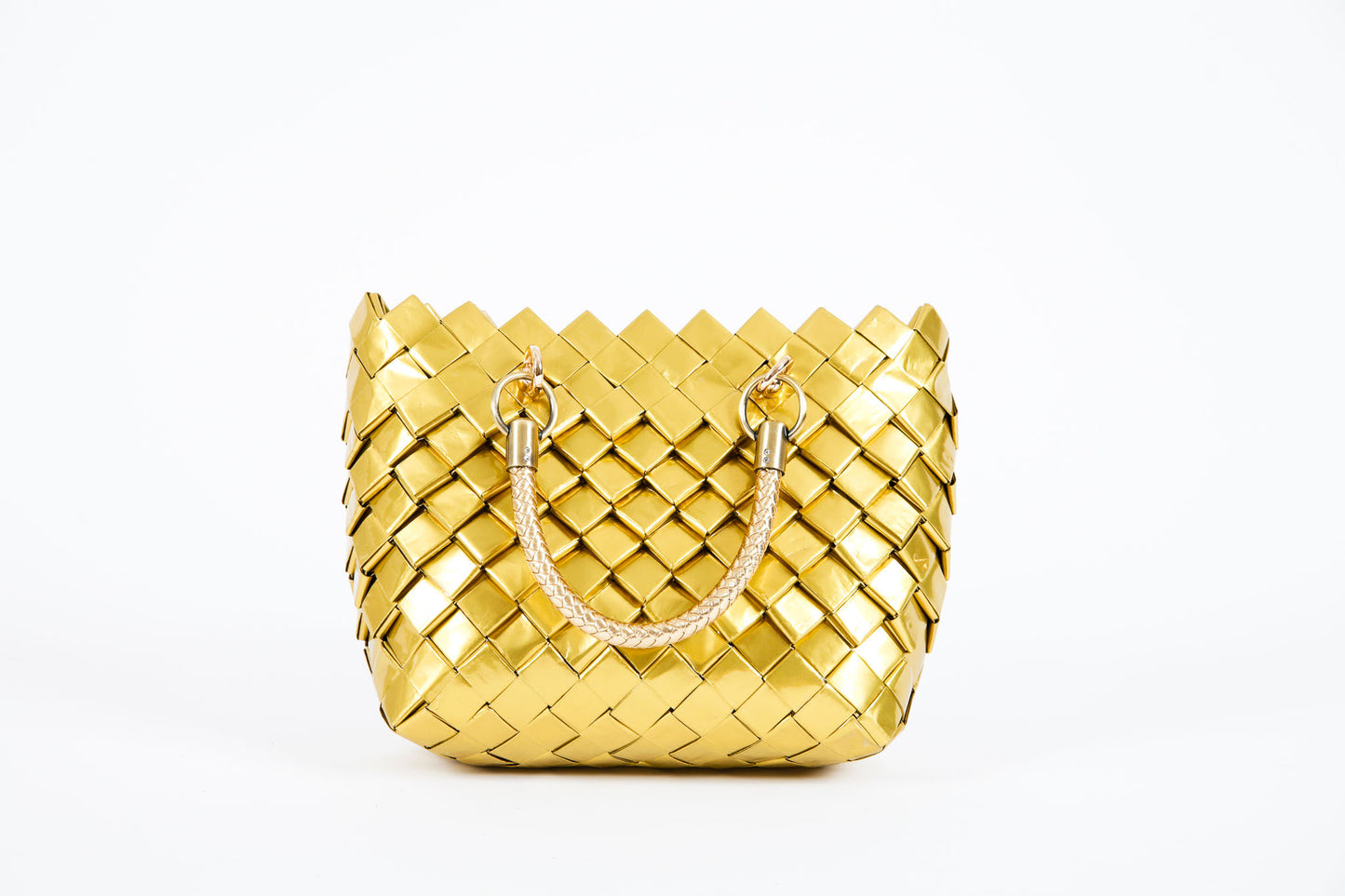 Gold Metallic Handbag M