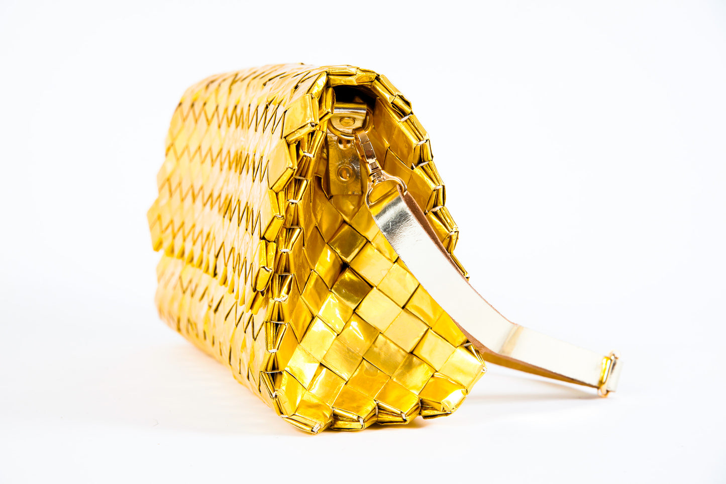 Gold Metallic Handbag M