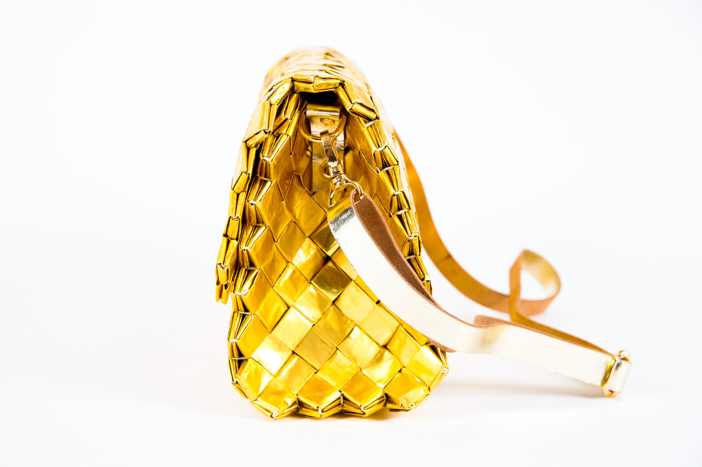 Gold Metallic Handbag M