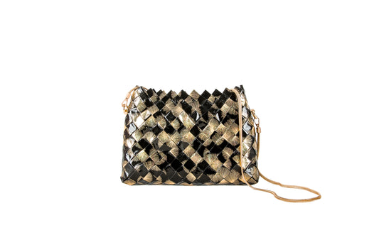 Gold Metallic Handbag M