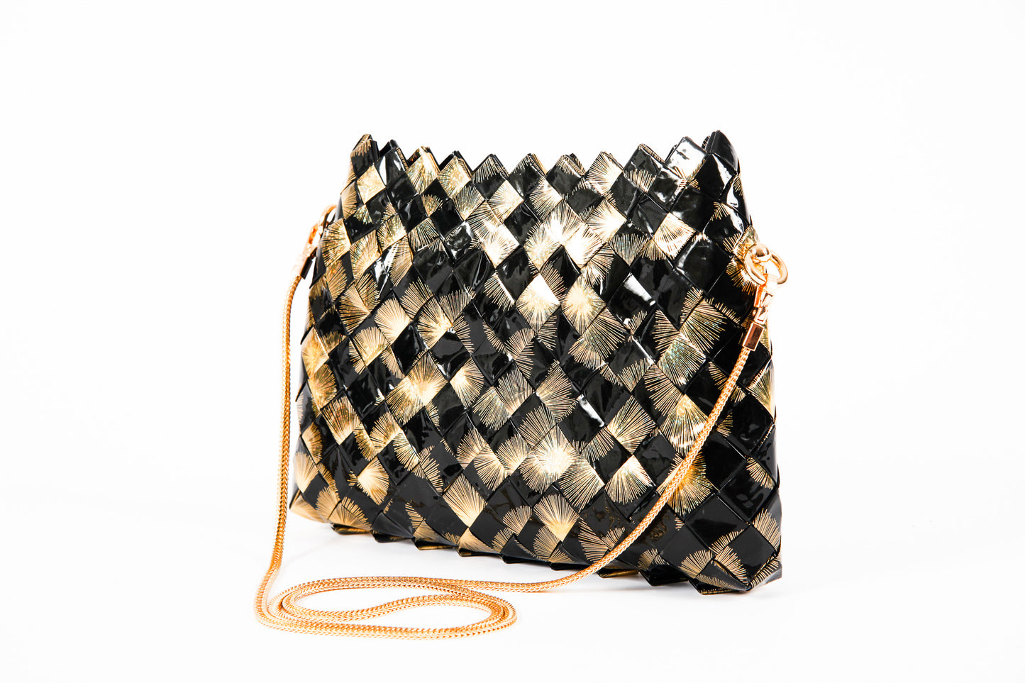 Gold Metallic Handbag M