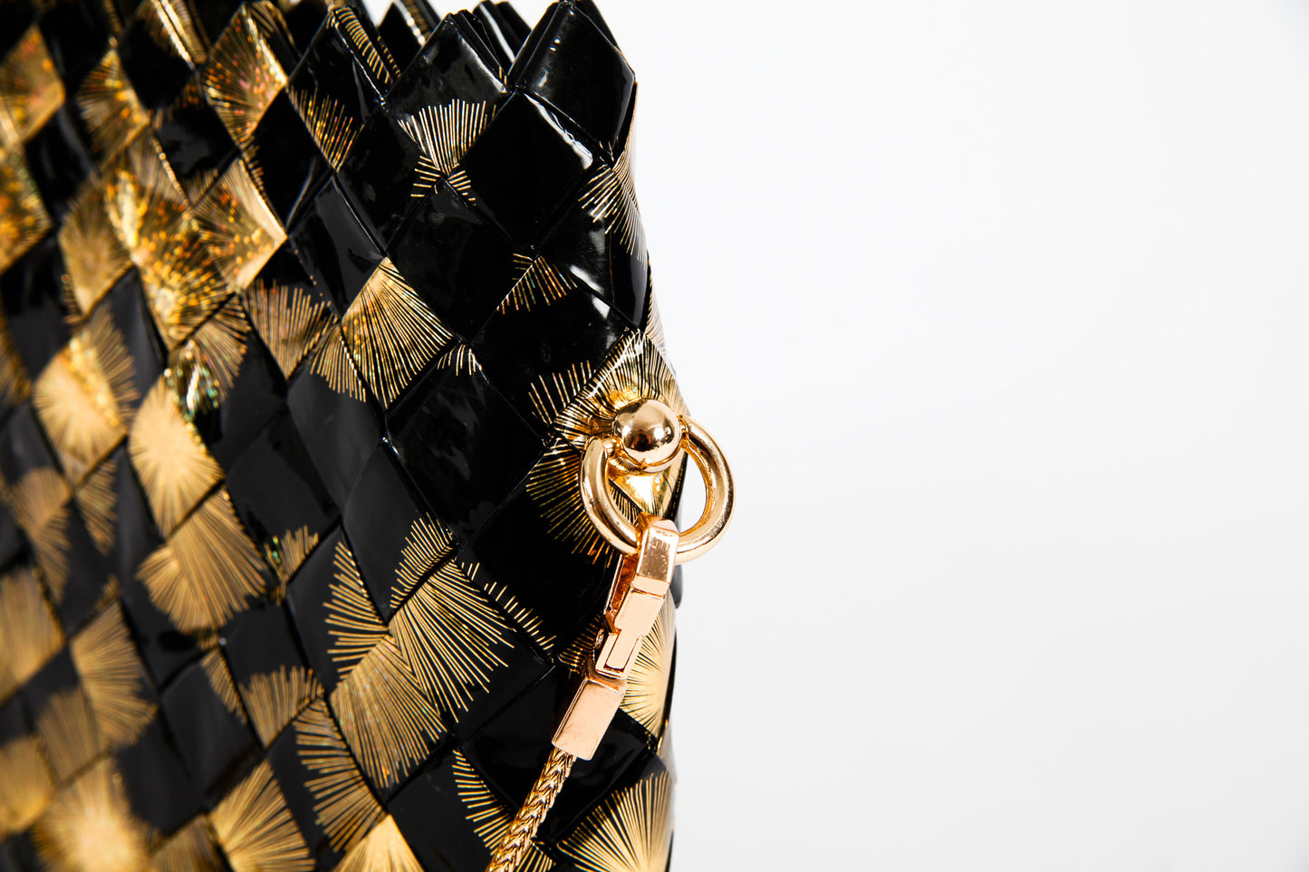Gold Metallic Handbag M