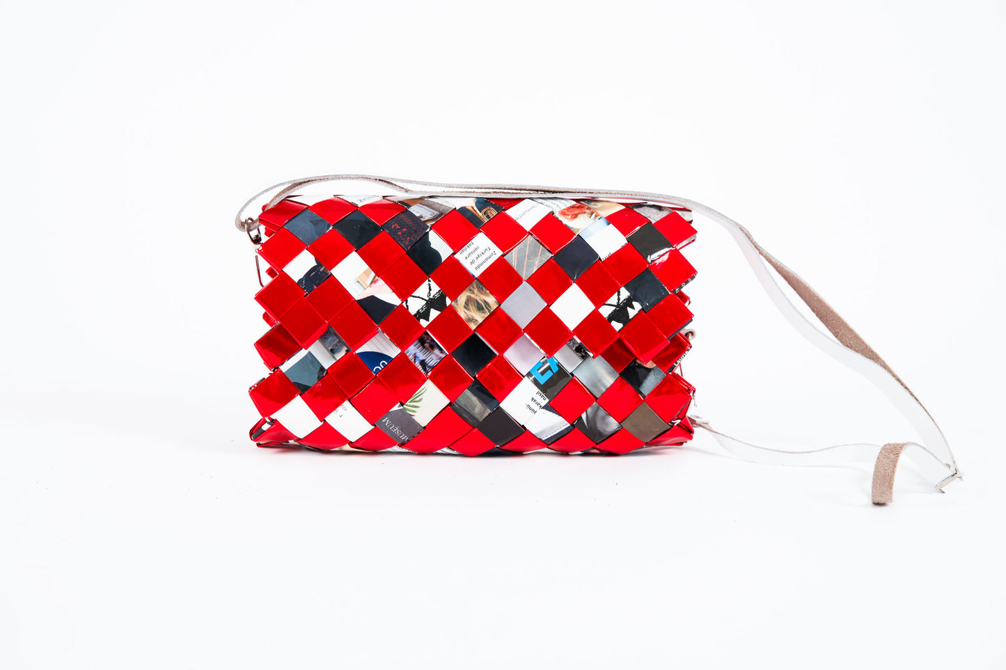 Red Metallic Handbag S