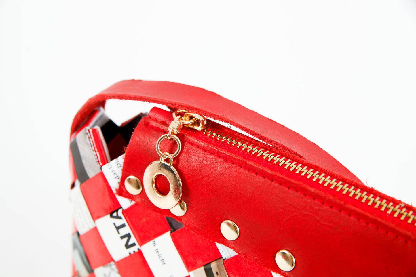 Red Velvet Handbag L