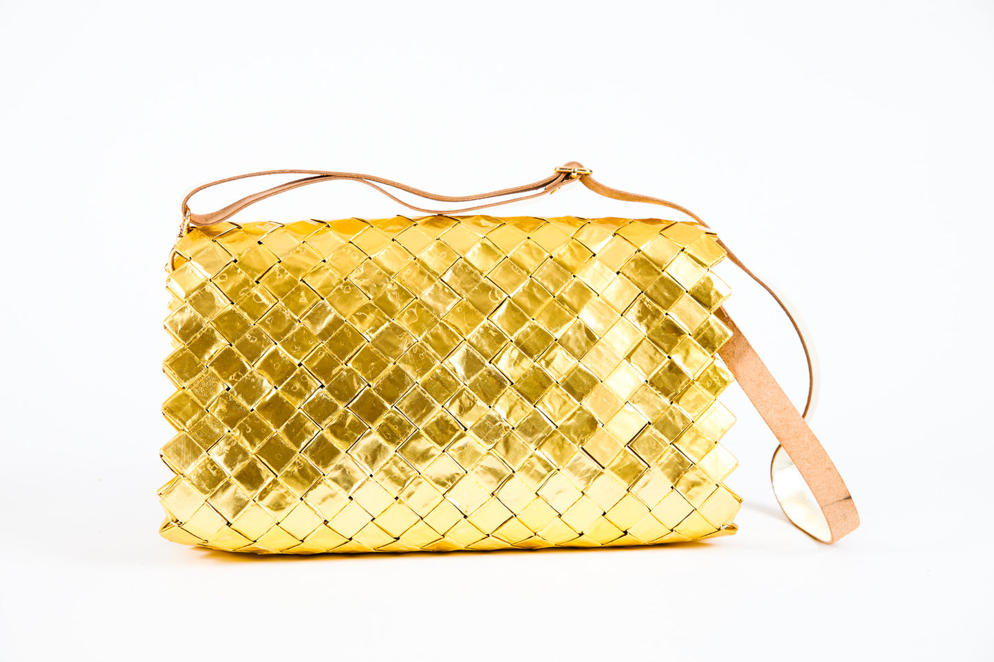 Gold Metallic Handbag M