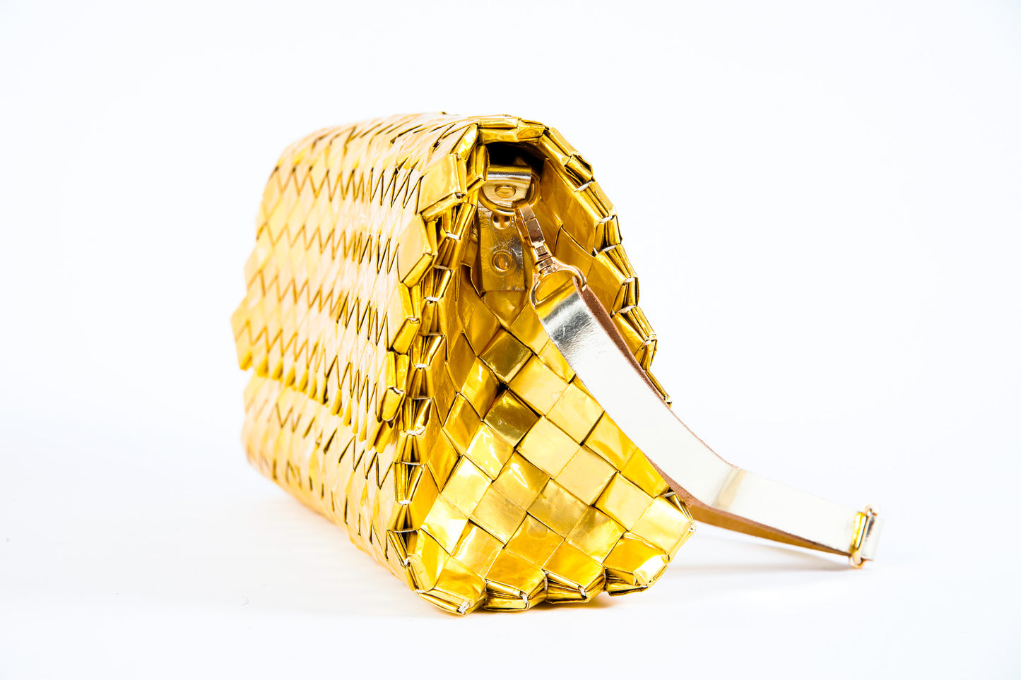 Gold Metallic Handbag M