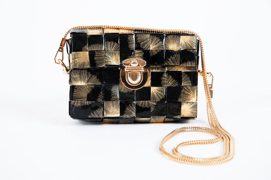 Gold Metallic Handbag S