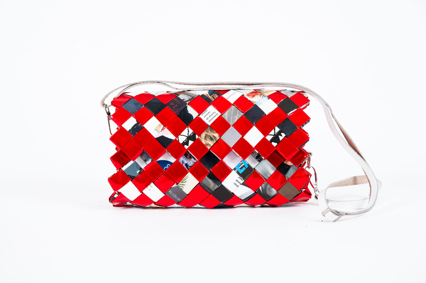 Red Metallic Handbag S