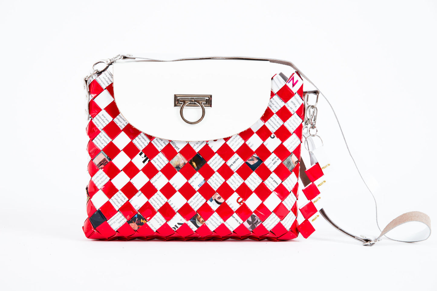 Red Metallic Handbag M