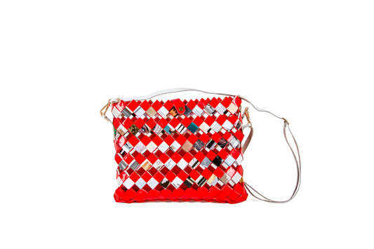 Red Velvet Handbag L