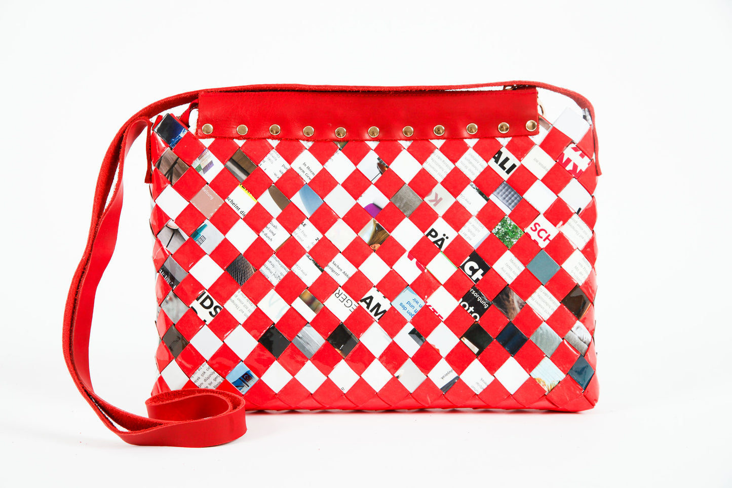 Red Velvet Handbag L