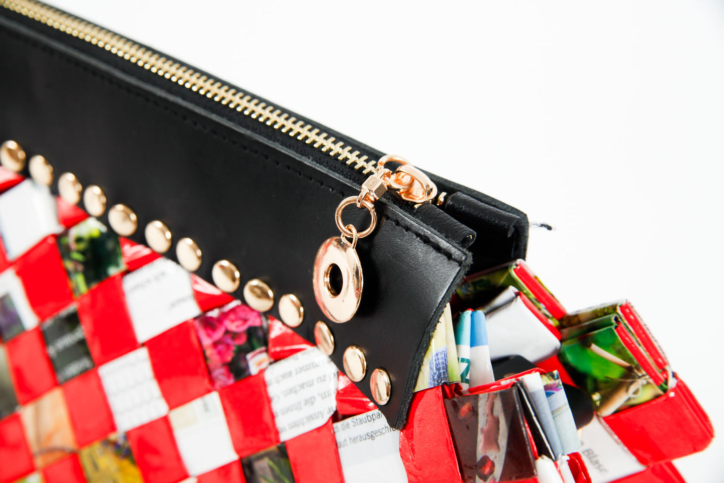 Red Velvet Handbag L